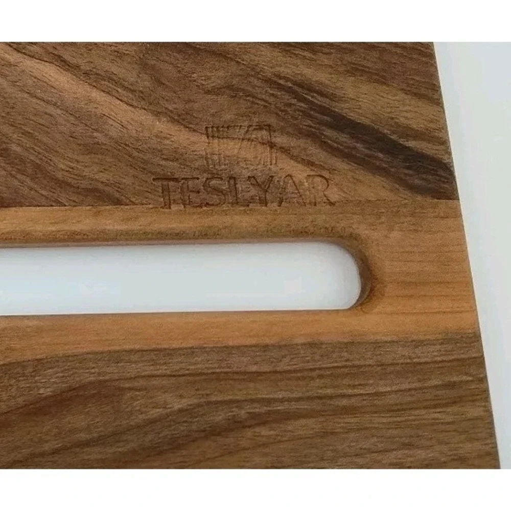 TESLYAR Wood Holder Organizer Phone Key Wallet Watch Glasses SEE B3.24AM2072